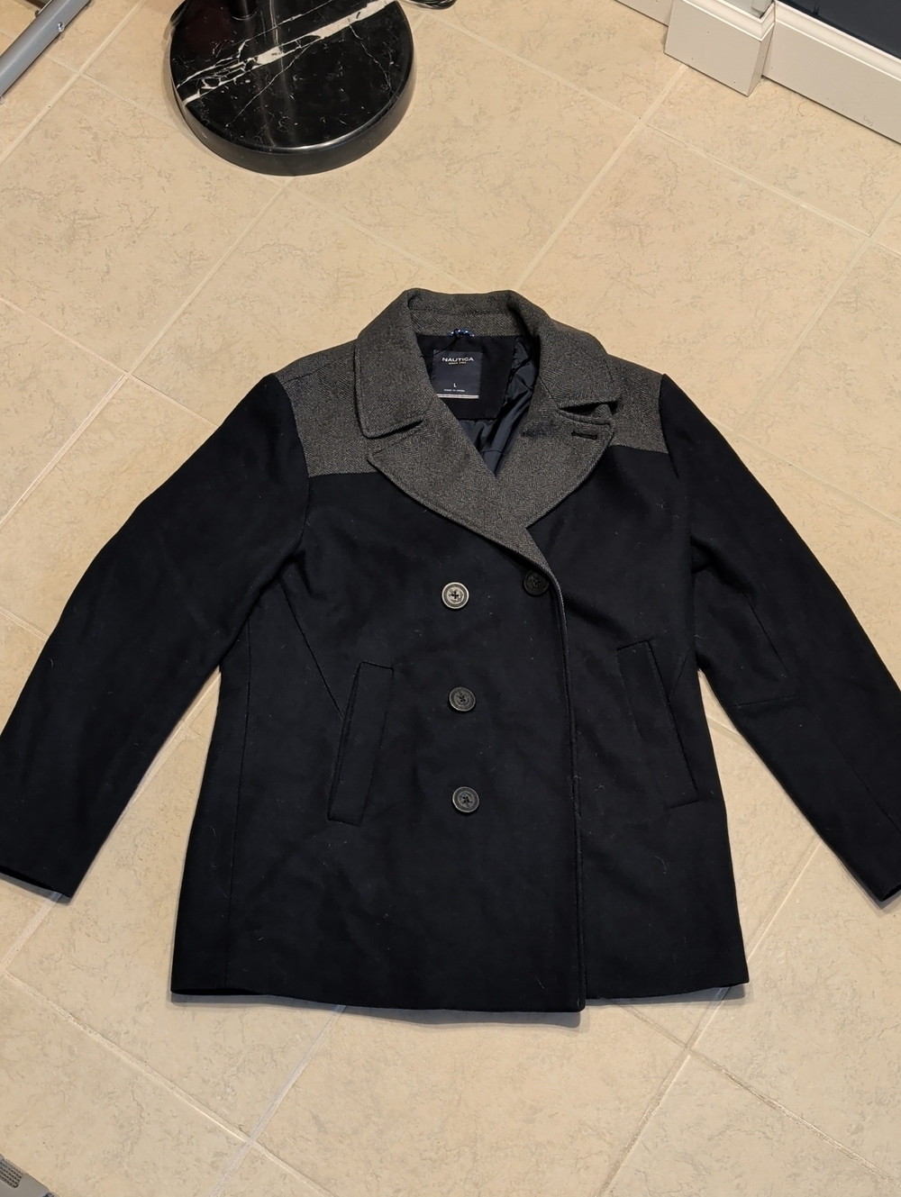 Nautica Men's Wool Blend Peacoat